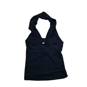 Intimissimi Halter Top women Y2K bohemian party Size M Black  A001236